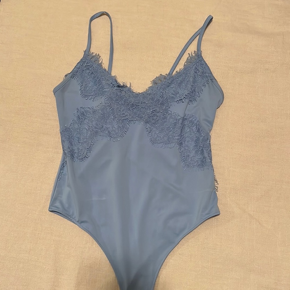 Zara Lace V Neck Bodysuit